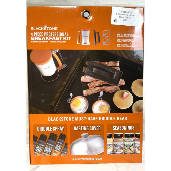 Blackstone 4-Piece Professional Breakfast Kit with Press in Box "NEW" - Picture 2 of 8